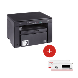 Canon Laser i-SENSYS MF3010 MFP Mono 3en1 18 ppm A4 + 2toners Cartridge 725 24M