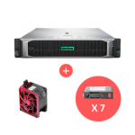 HPE DL380G10 3204 1.9GHz 6-core 1P 16GB-R S100i NC 8LFF 500W HP-Fan + 7x 10TB SATA