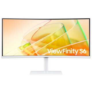 SAMSUNG moniteur curved 34" Résolution QHD serie 6 Blanc Ratio 21:9 Garantie12M