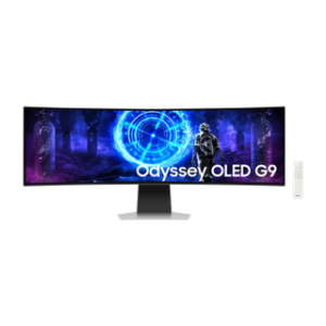 SAMSUNG Moniteur Curved Smart gaming Odyssey OLED G9 DQHD 49'' 32:9 1800R OLED Glare Free 240Hz 12M