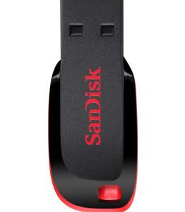SanDisk 16GB Cruzer Blade USB 2.0 Flash Drive